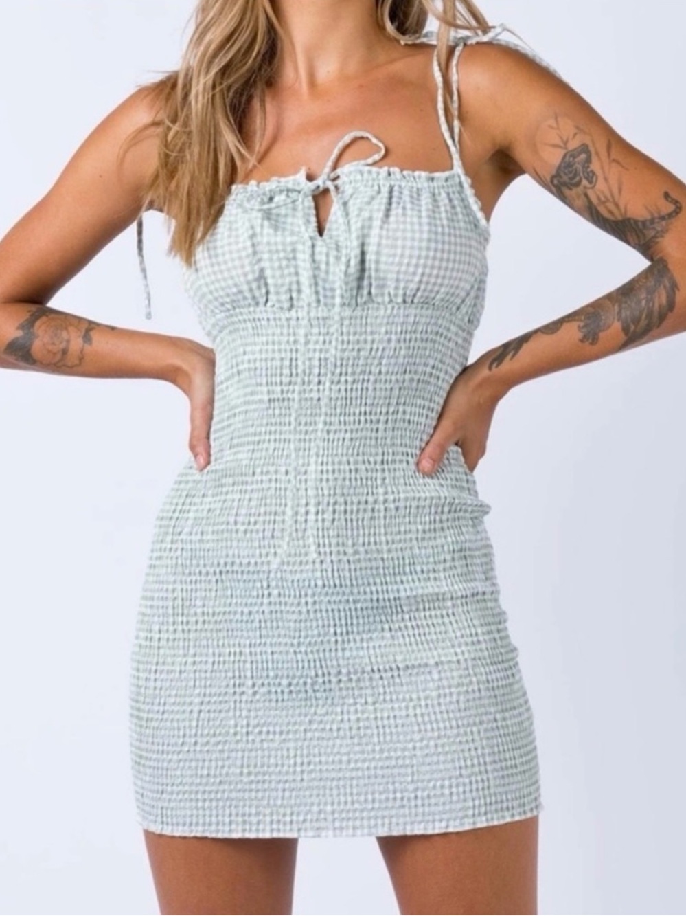 Princess Polly Korina Mini Dress Green Size 2